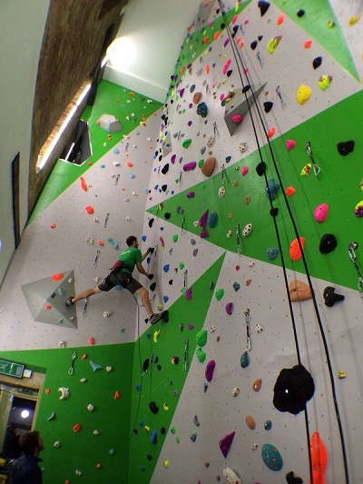 New Wells open at the Castle Climbing Centre  © The Castle