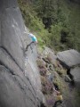 Slab School, Lesson One - He who looks for handholds before footholds will only find air time.