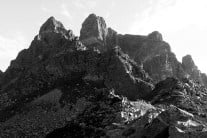 Petit Pic du Midi d'Ossau and Grand Pic from SW