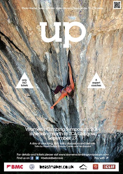 WCS 2014 poster  © Womens Climbing Symposium