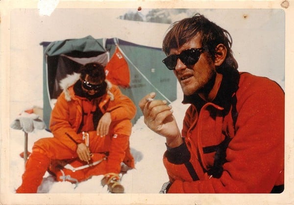 Martin Boysen and Nick Escourt at Annapurna Base Camp  © Kendal Mountain Festival