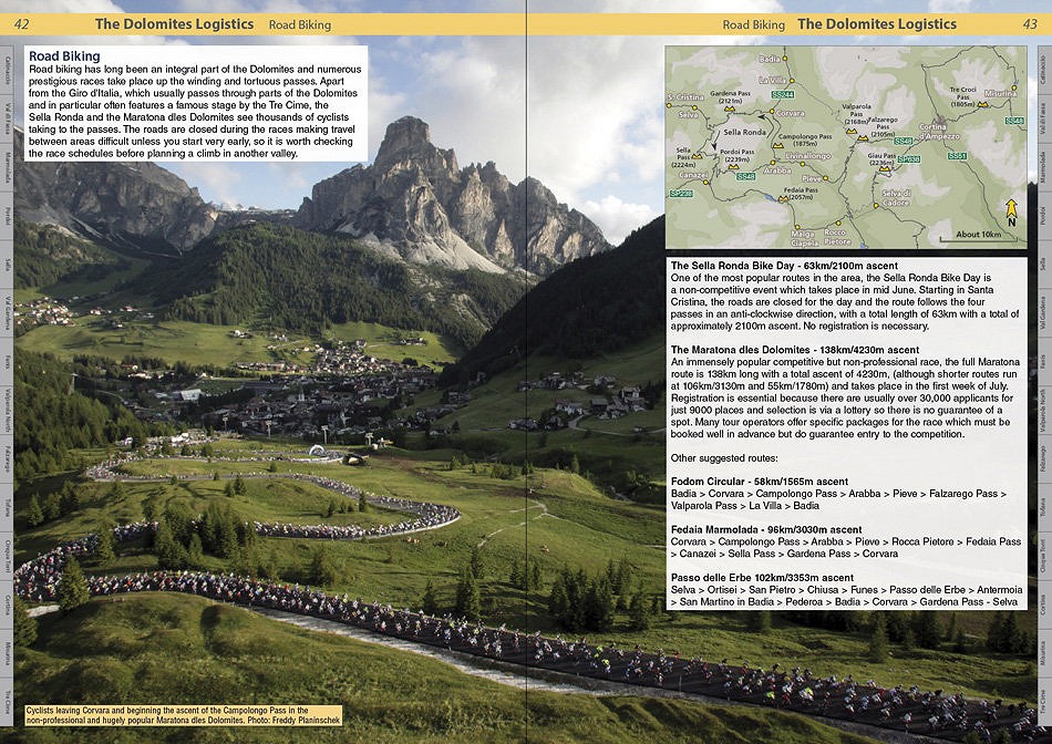 Dolomites Rockfax - Example intro page  © Rockfax