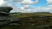 Looking towards Carl Wark from Over Owler Tor