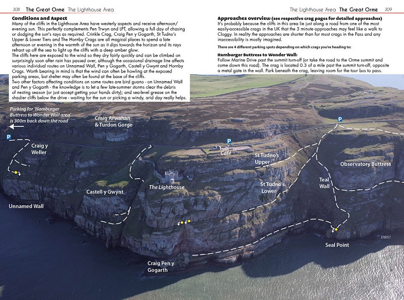 North Wales Limestone example page - Lighthouse Overview  © On Sight Publishing