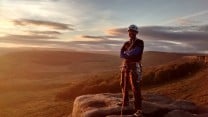 Sunset at stanage