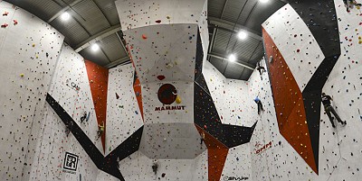 Awesome Walls Sheffield - the Main Wall on opening day  © Alan James - UKC and UKH