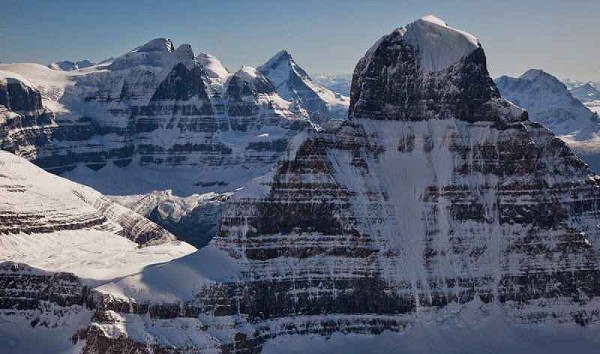Aerial view of the North Face of Alberta  © John Scurlock
