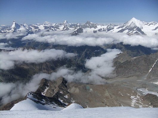 Pennine Alps from Alphubel summit  © caradoc