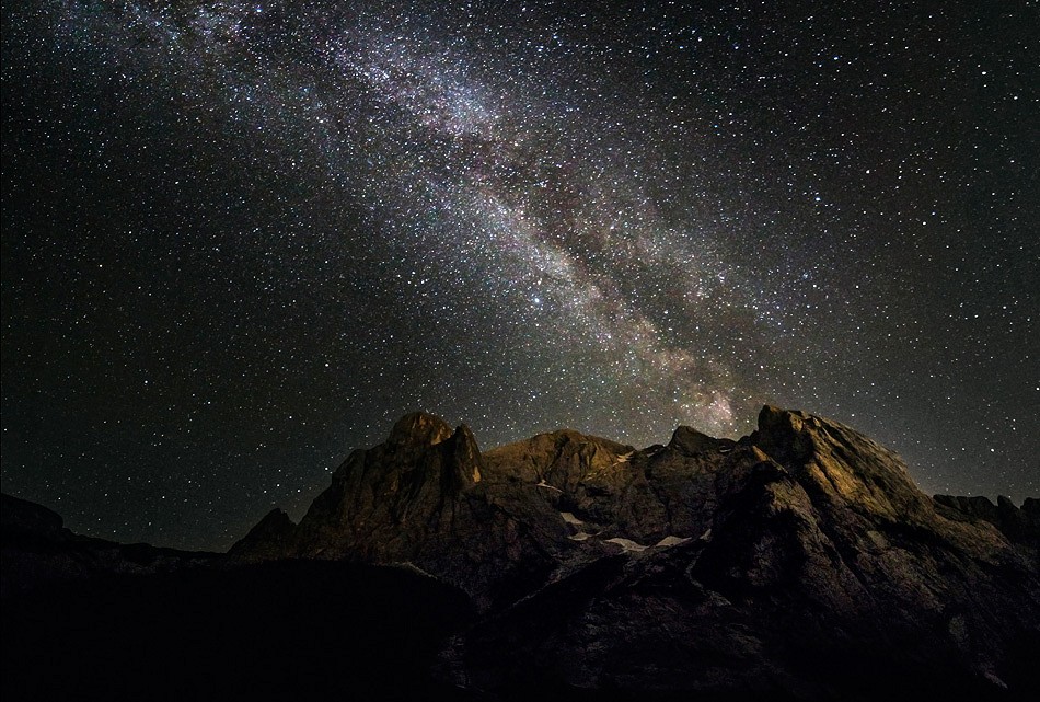 The Milky Way over the Gran Vernel  © James Rushforth