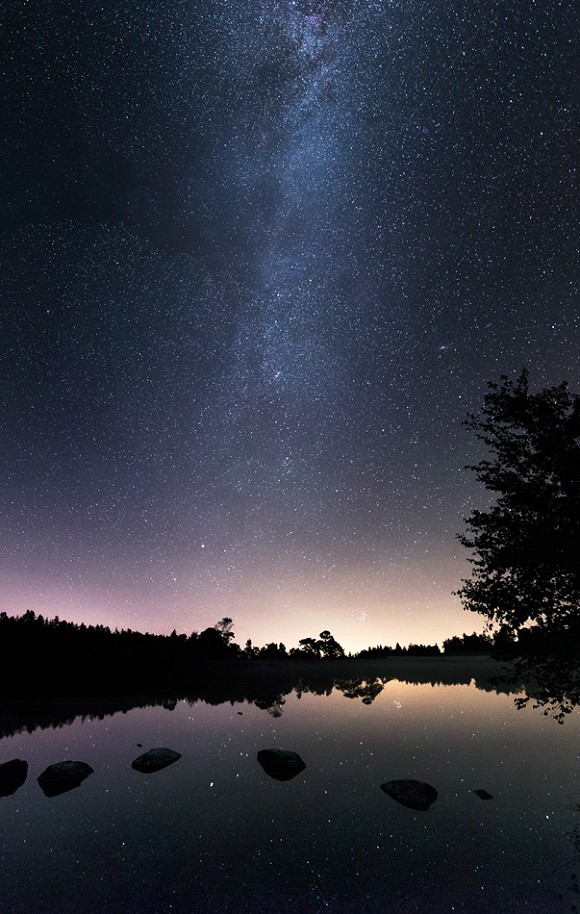 Night falls over the lake of Tarn Hows  © James Rushforth