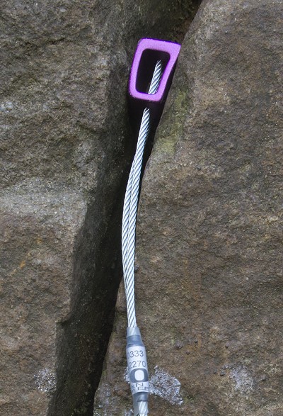 Climbing Technology carved chocks placement  © UKC Gear
