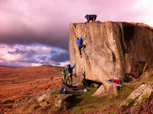 Paul Jenkins climbing Not To Be Taken Away  © Outdoorista