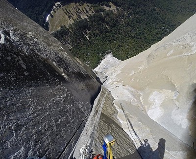 Looking down the Changing Corners pitch on The nose  © Jorg Verhoeven