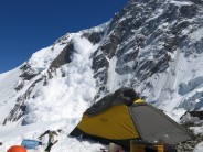 Avalanche on Khan Tengri
