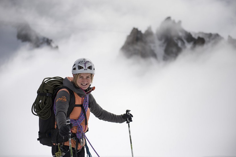 Alison Culshaw - Off Piste Performance and J&oumlttnar Pro Team. Glacier du G&eacuteant, Chamonix  © Jottnar