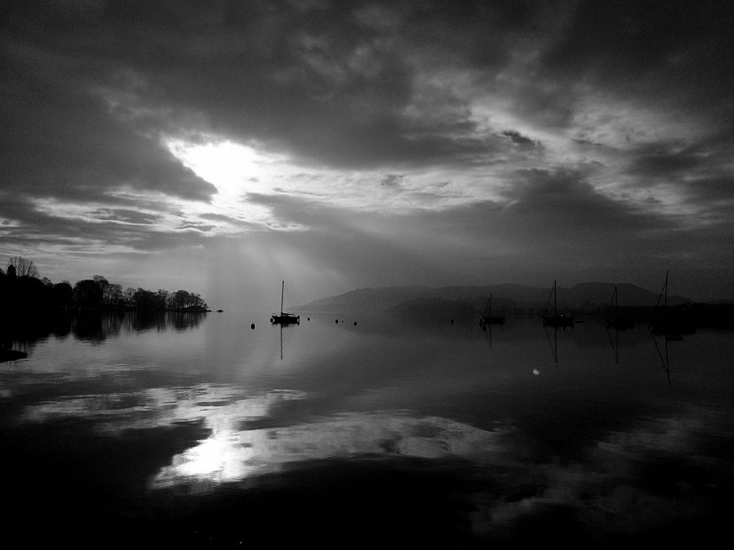 Reflections on Windermere from Ambleside  © Alex Roddie