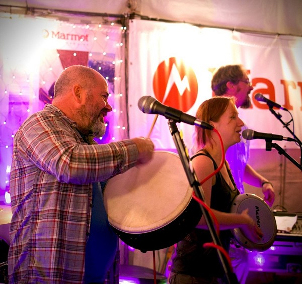 Live music in the Marmot Tent  © Tim Glasby