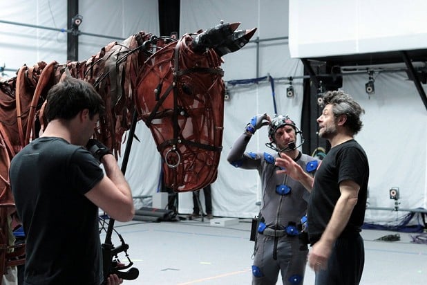Andy Serkis directing War Horse  © Imaginarium Studios
