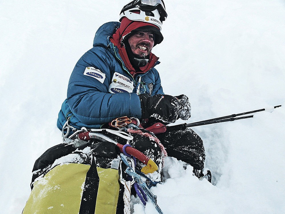 Andy Kirkpatrick in his element in Antarctica  © Andy Kirkpatrick Collection