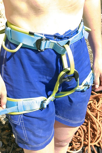 The Edelrid Jayne harness  © Mark Glasiter