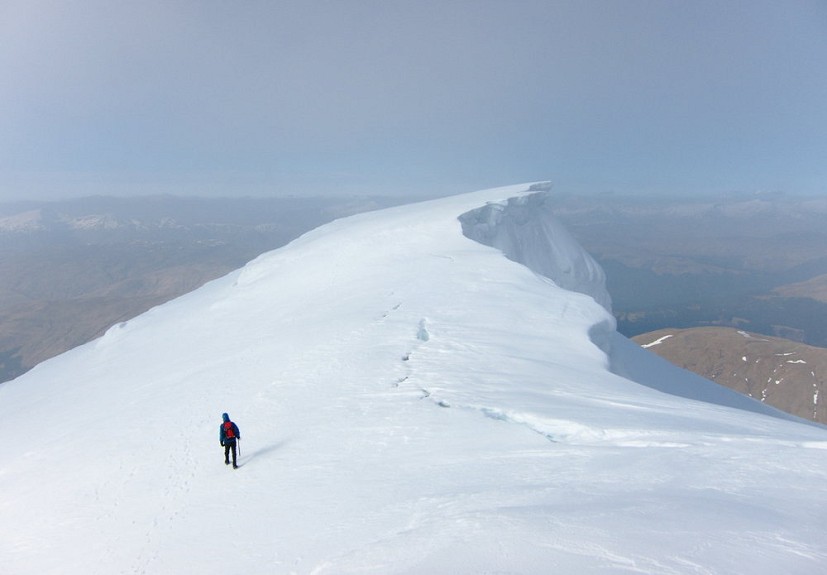 Ben Lui - objective hazard reduced on the walk-in, but up top it's still up to you  © Dan Bailey
