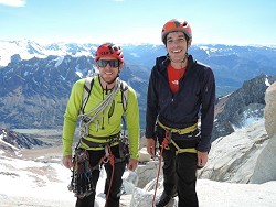 Tommy and Alex on the Fitzroy Traverse  © Tommy and Alex Collection