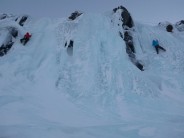 Ice Climbing on Gaustatoppen