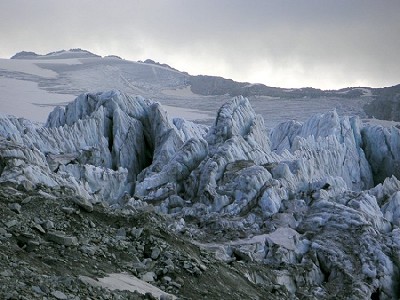 View of the Glacier by Hut Albert - La Tour - Chamonix  © MCNPOATES