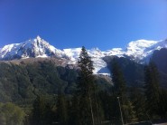 Aiguille du Midi & Mt Blanc from Cham.