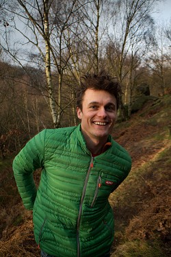 Rob Greenwood, UKC wearing the Alpkit Filoment Jacket  © Rob Greenwood - UKC
