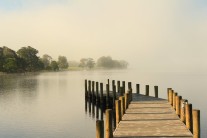 Morning mist on Coniston Water