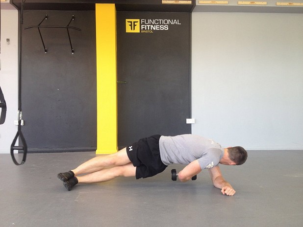 Side Plank with rotation  © Functional Fitness Bristol Ltd