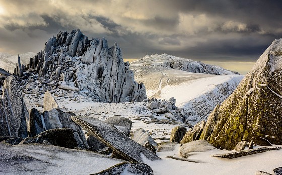 Glyder Fawr and castle of the winds.  © john1963