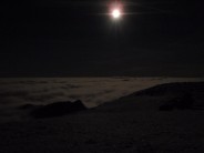 Night time cloud inversion on Helvellyn  - 7th February 2015