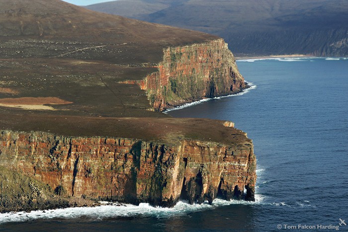 Aerial Photograph of Rora Head, Orkney  © Tom F Harding