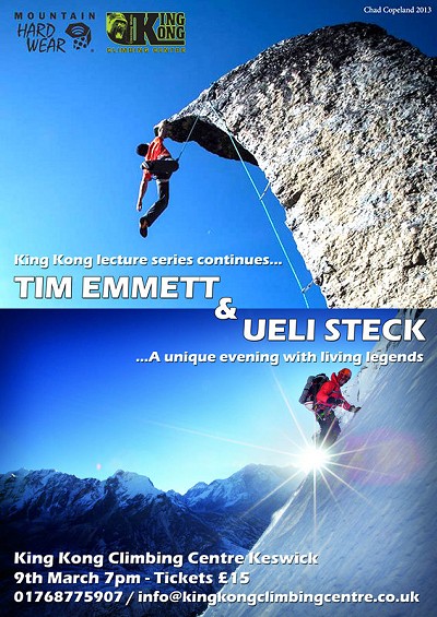 Tim Emmett & Ueli Steck Lecture  © King Kong
