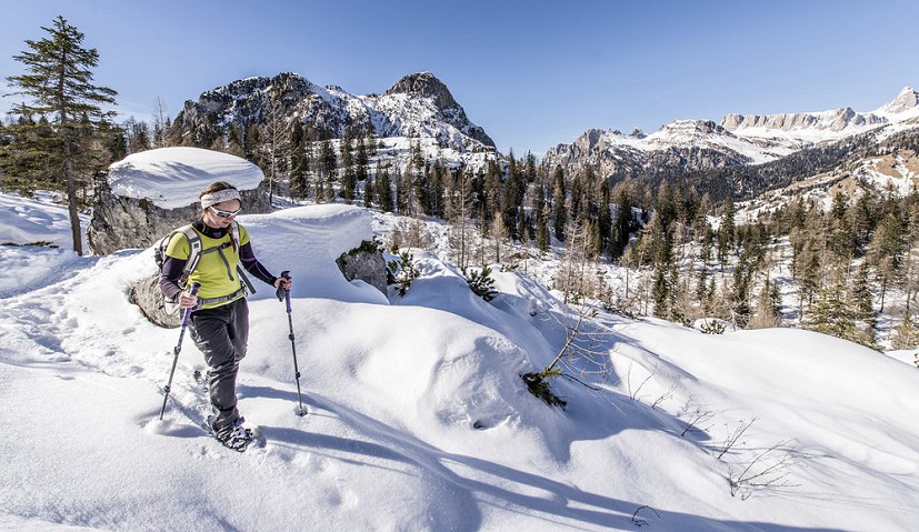 Snowshoeing in the Dolomites  © James Rushforth