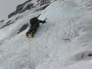 Bottom pitches - great ice on Hell's Lum