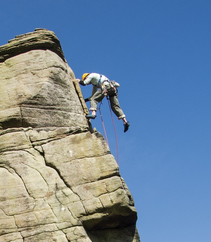 Who is the climber on Rivelin Needle  © Various