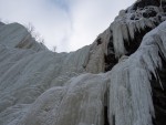 Climbing on of the ice classics in Finland