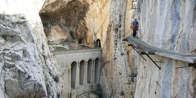 It's a via ferrata, Steve, but not as we know it...  © Andy Say