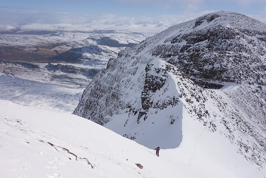 Stunning conditions at the start of a winter traverse of An Teallach  © alastairbegley