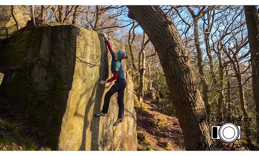 Sticking the top of one of Yorkshires idilic boulders  © JamesAlexanderTurnbull