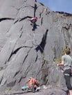 Leading Side Line in April 2015 - Beautiful weather and great climbing!