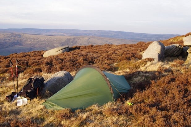 The campsite on Blackden Edge  © Alex Roddie