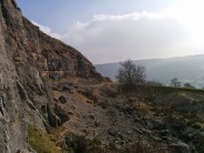 View across Independence Quarry