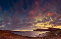 The most beuatiful sunset over Glen Brittle bay.