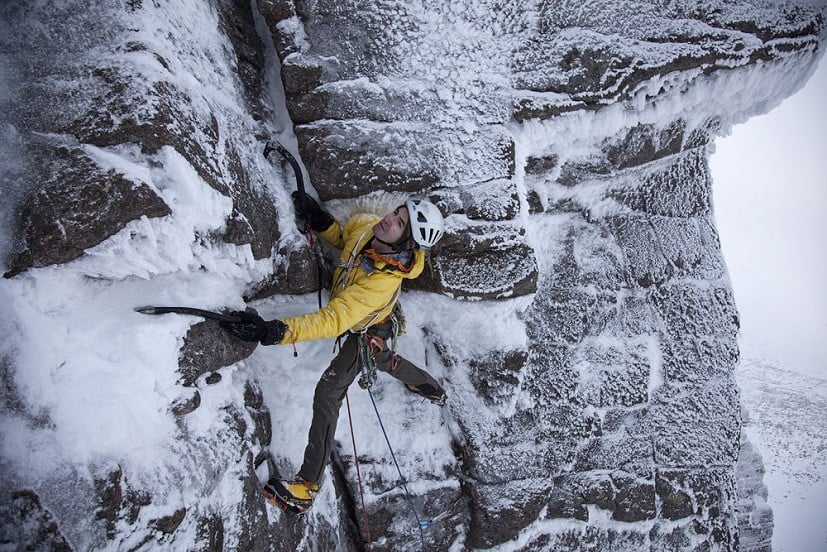 Andy Cave in the Cairngorms  © Paul Diffley
