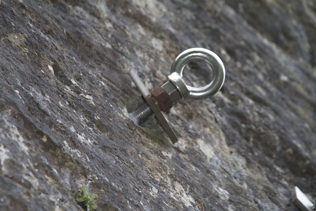 A bolt wrenched out of place  © Michael Dearden