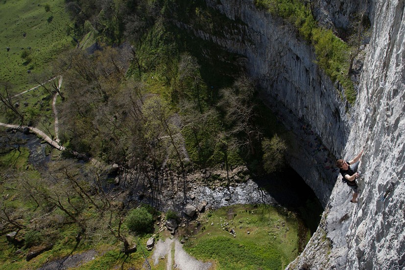 Malham is a perfect example of Peregrines and climbers co-existing in perfect harmony  © Rob Greenwood - UKClimbing